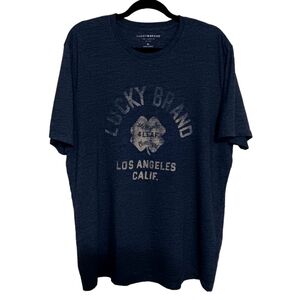 Lucky Brand Men's Short Sleeve Graphic T-Shirt Crew Neck Size XL
